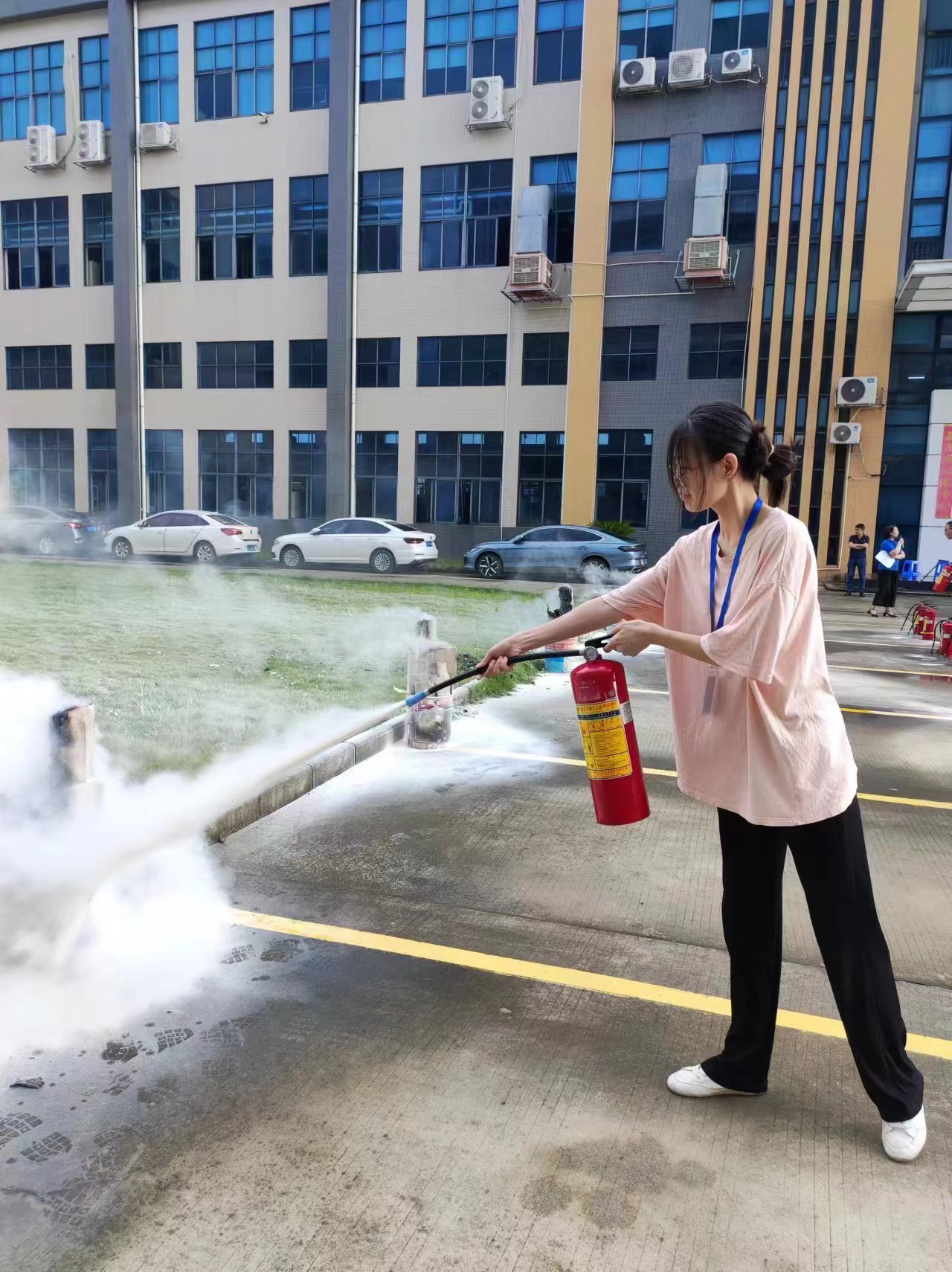 Practical Fire Drill In Plastic Mold Factory