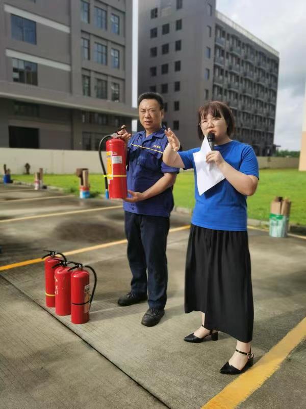 Practical Fire Drill In Plastic Mold Factory