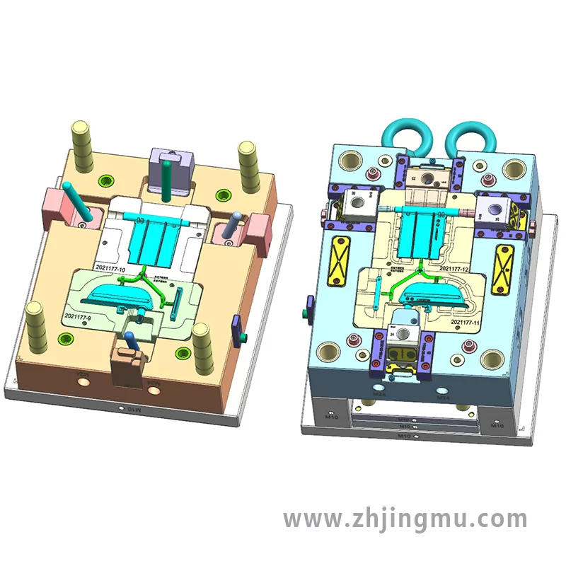 Operating lever plastic plastic injection mold moule d'injection design drawing