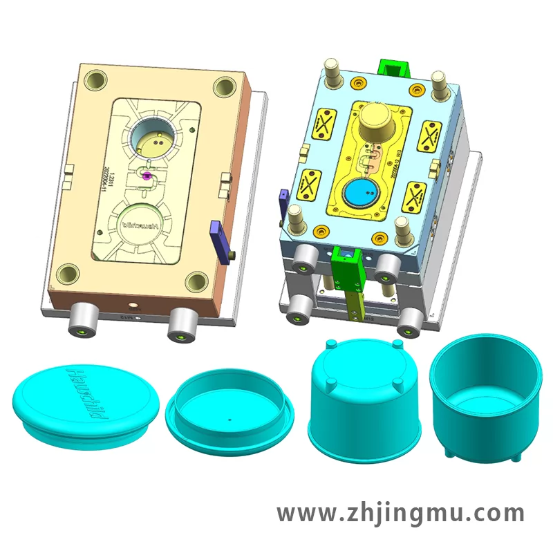 PP Plastic Box Injection Mold design diagram