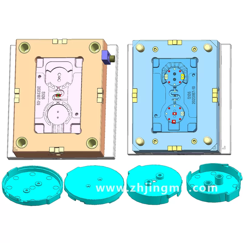  Heater plastic parts custom injection mold drawings